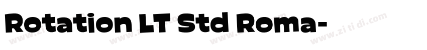 Rotation LT Std Roma字体转换